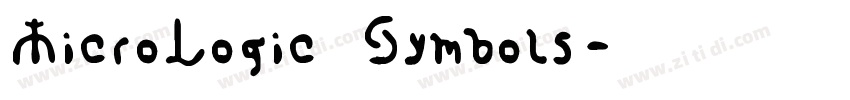 MicroLogic Symbols字体转换